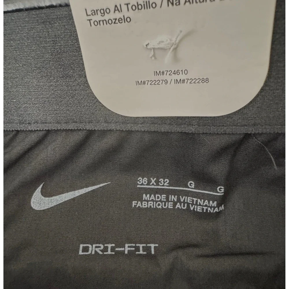 Nike Victory Golf Pants 36x32 Navy Dri-FIT Ankle Length athleisure tech wear